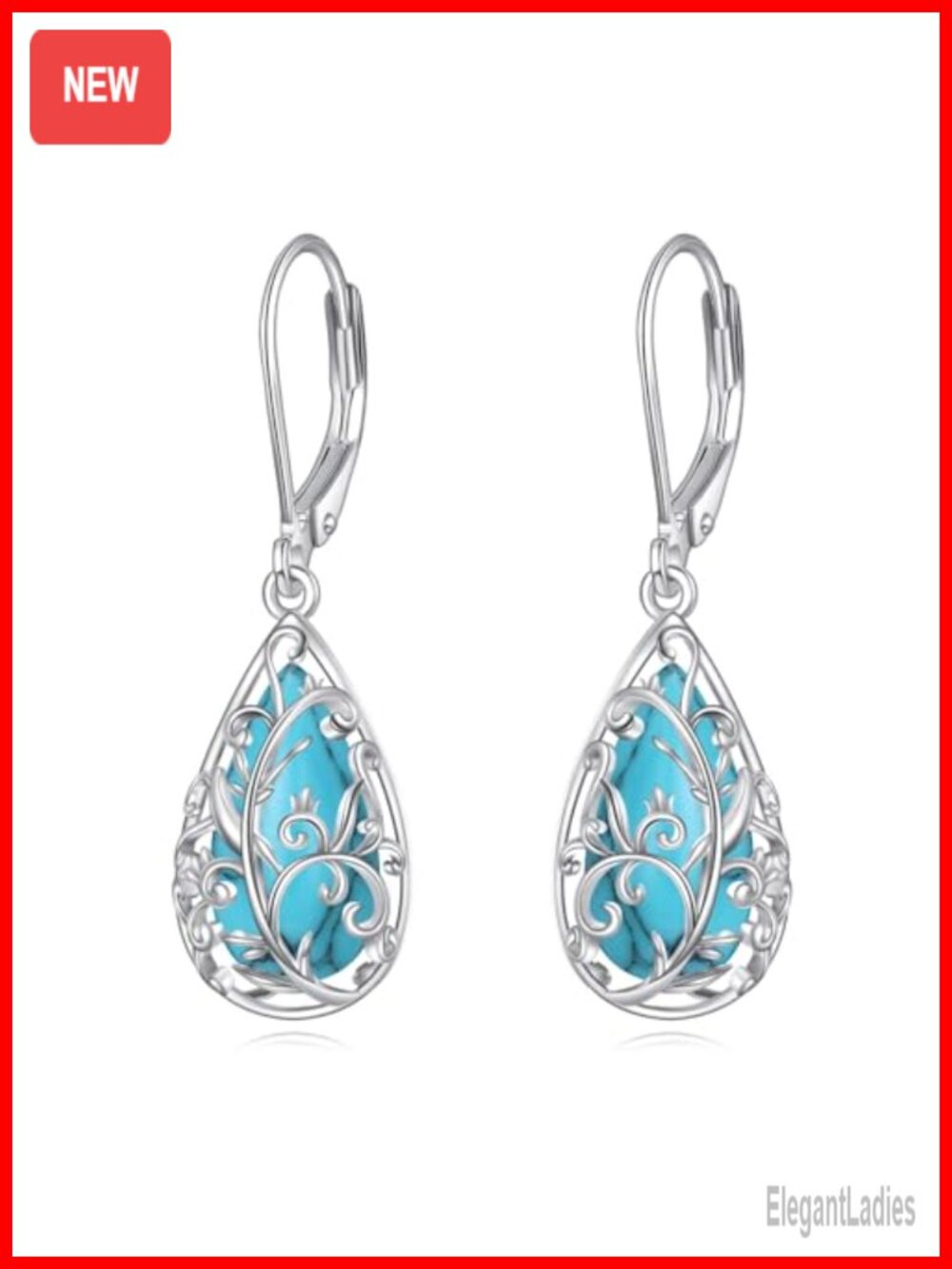 Celtic Knot Dangle Drop Earrings Sterling Silver Filigree